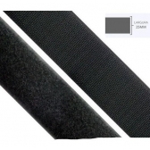 Velcro Adesivo 25mm Preto 5 Metros Com Adesivo