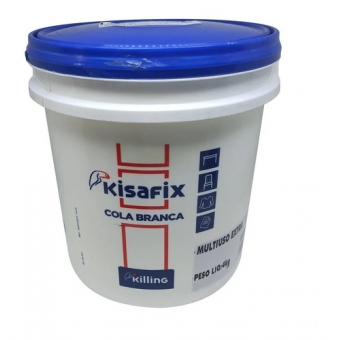 Cola Branca De 4kg Kisafix Extra Adesivo Pva - Extraforte