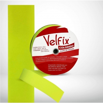 Velcro Compatível Colorido Costura 25mm Rolo C/ 5 Metros 