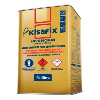 Cola De Contato Sapateiro Amarela Kisaforte Kisafix 14kg