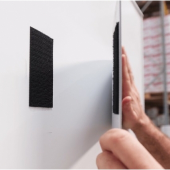 Velcro Adesivo 25mm Preto 5 Metros Com Adesivo